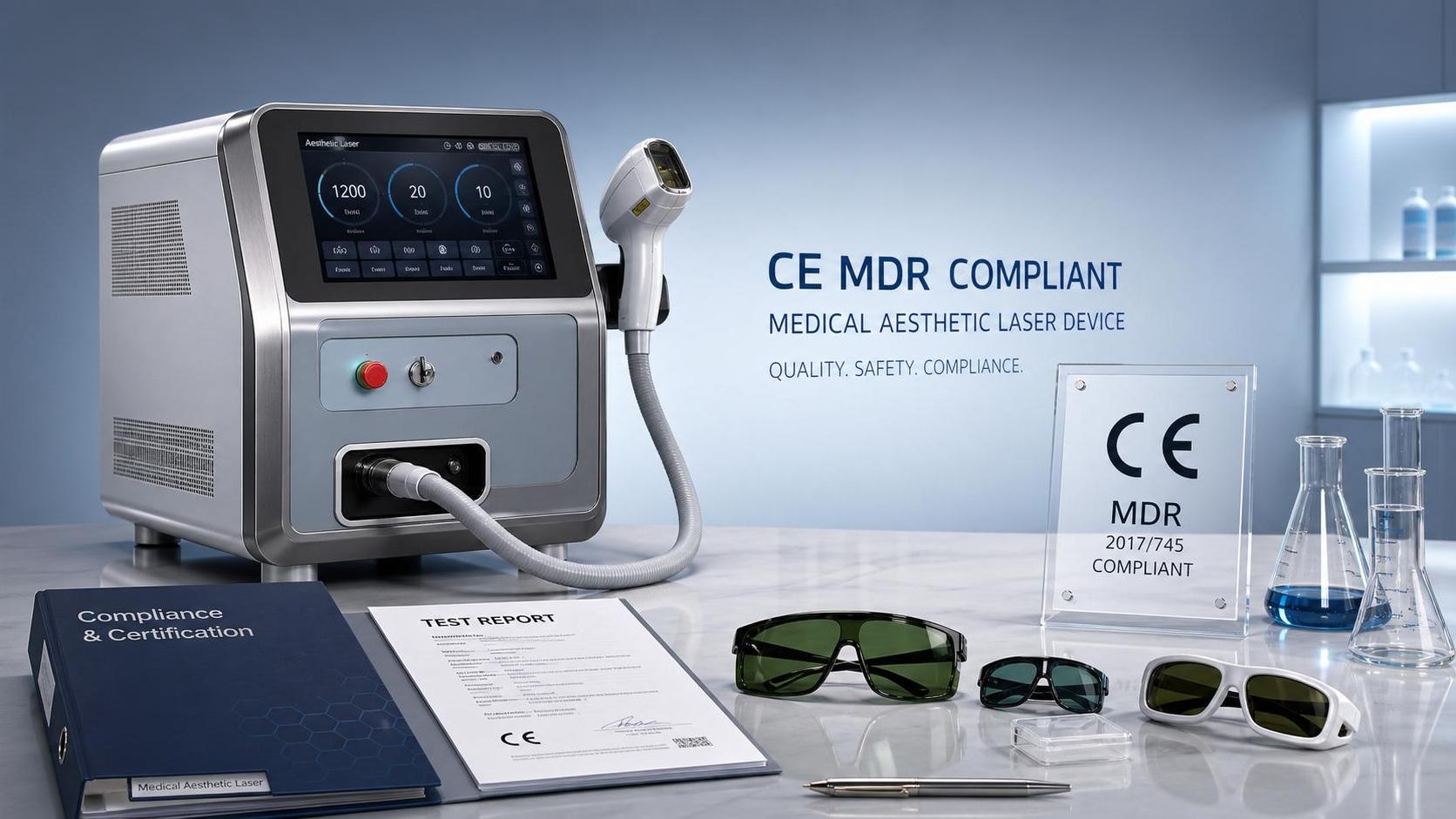 CE MDR for Lasers: Which Aesthetic Devices Fall Under MDR and What Files Are Required?