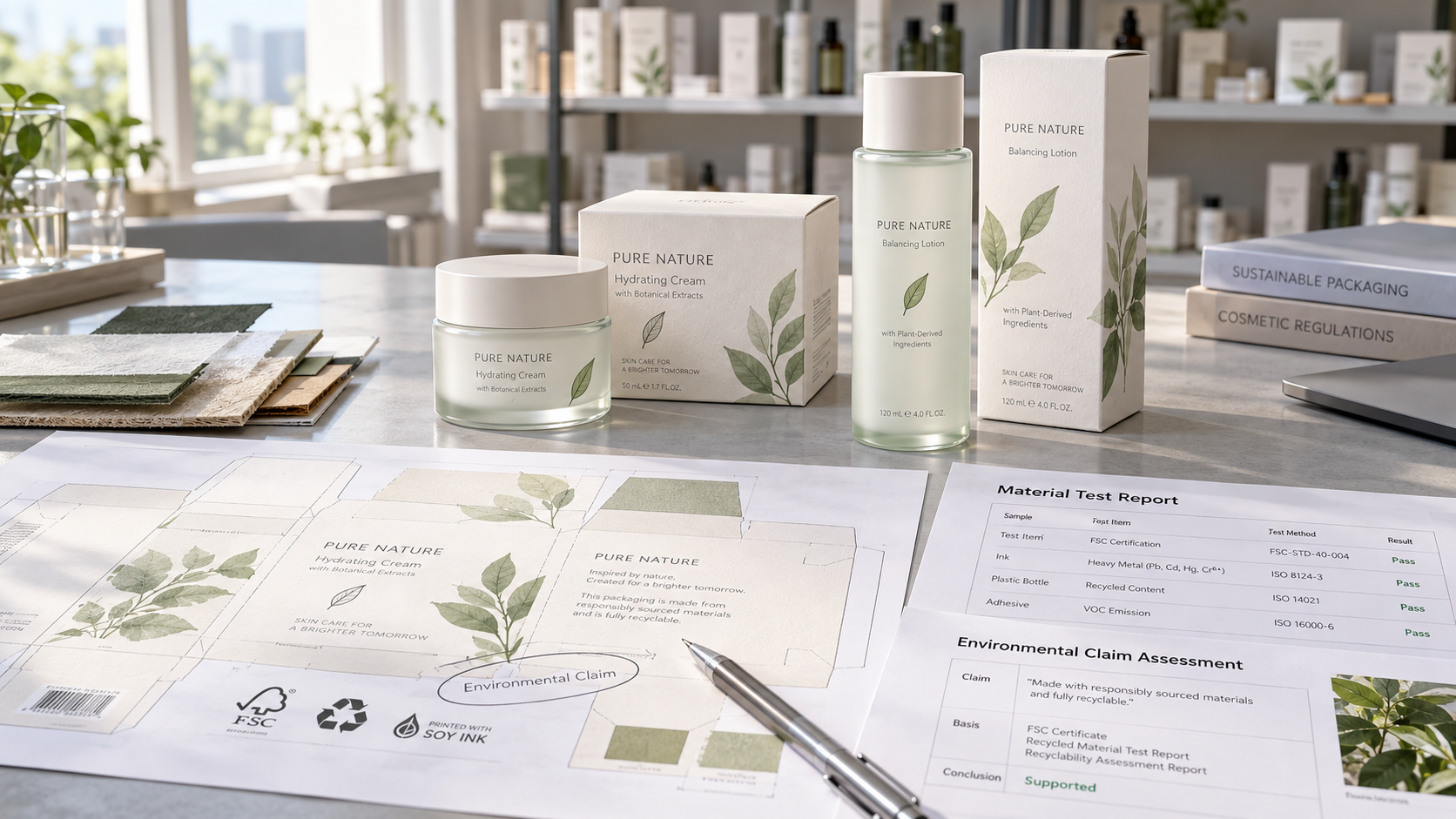 EU Anti-Greenwashing Rules Take Effect, Restricting Green Claims on Cosmetics Packaging