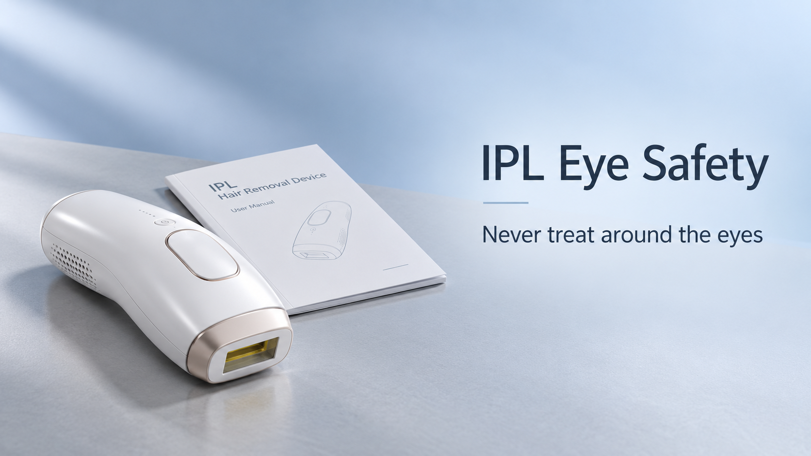 At-Home IPL Hair Removal: Eye Safety Precautions and Areas to Avoid