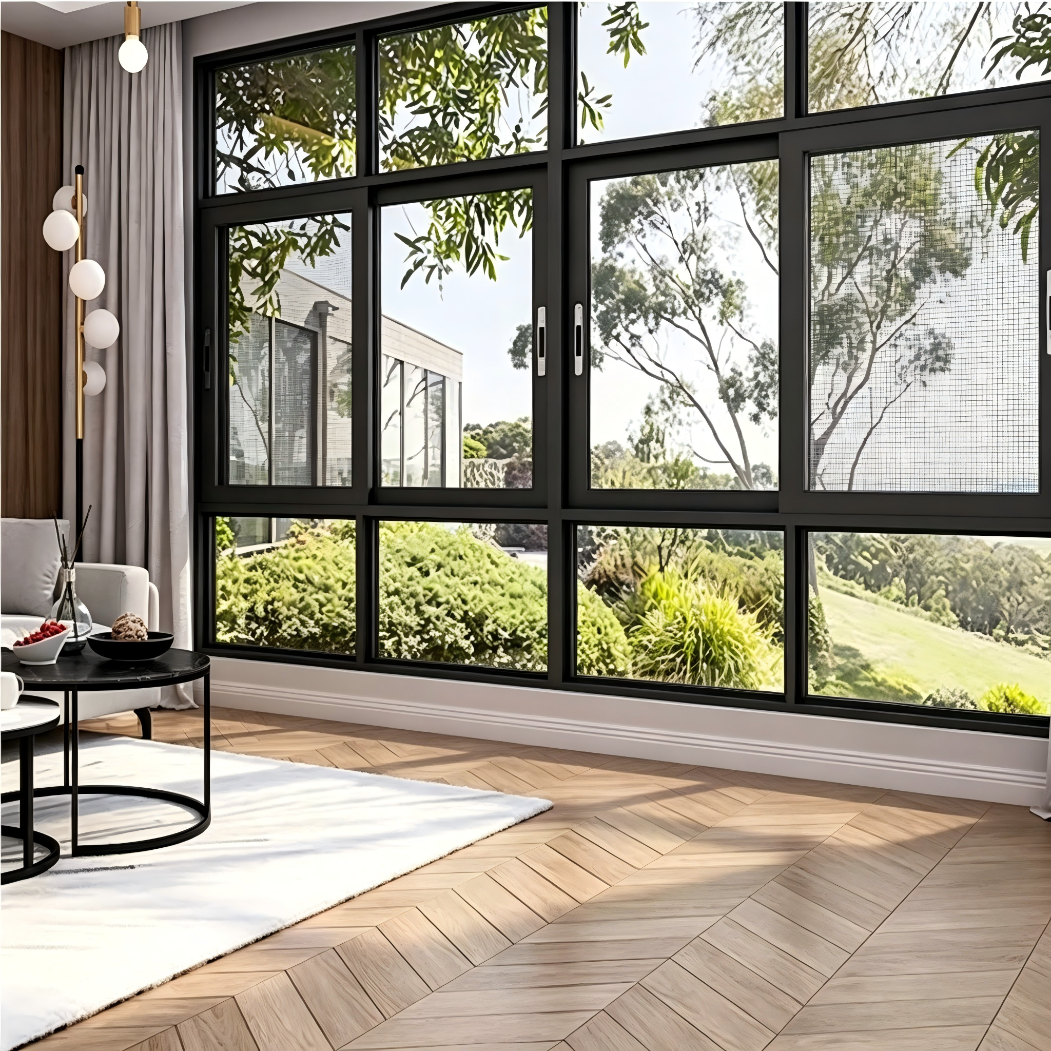 Premium Aluminum Fixed Window for Modern Home Designs