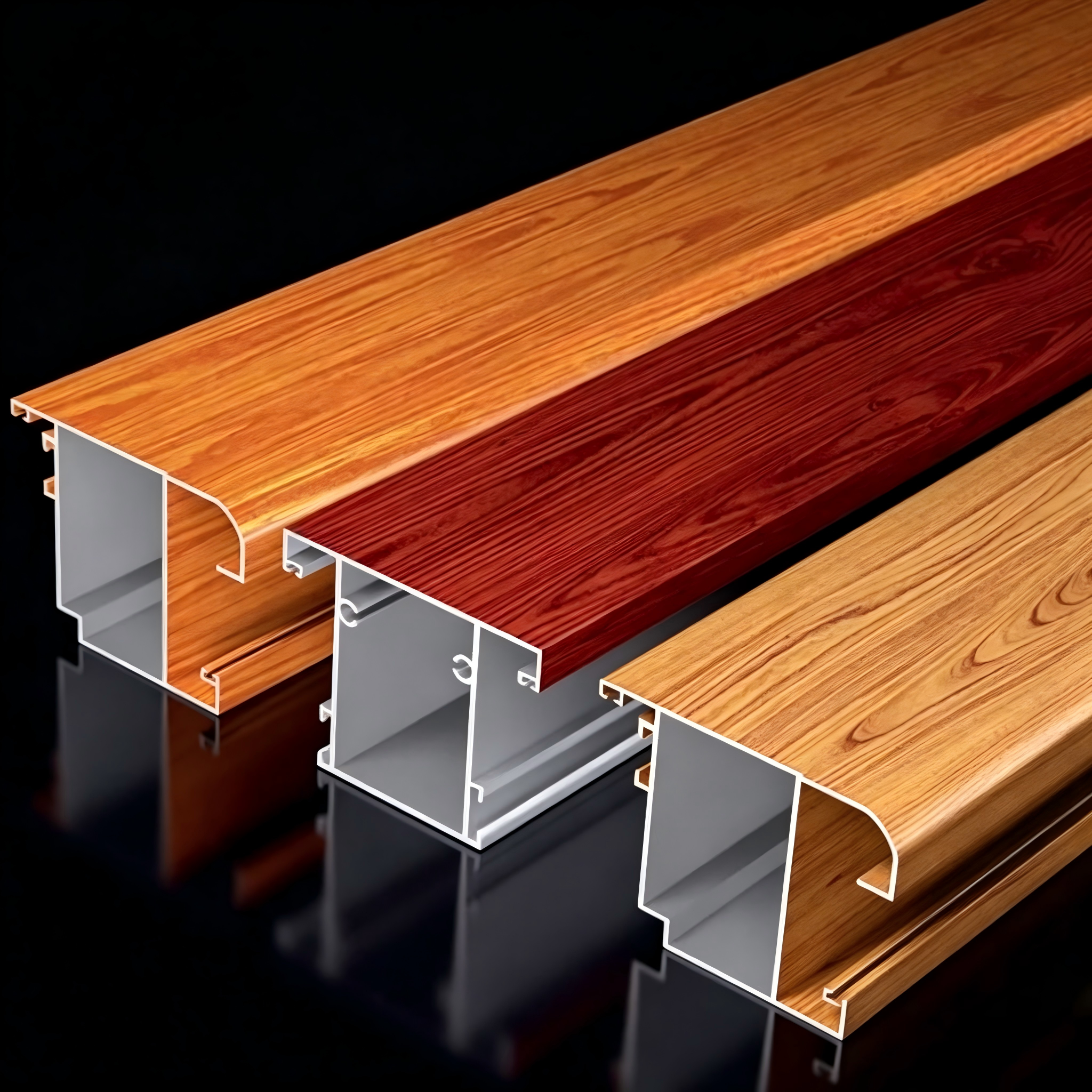 Custom Aluminum Extrusion Profile for Sliding Interior Window Door Track Window Channel