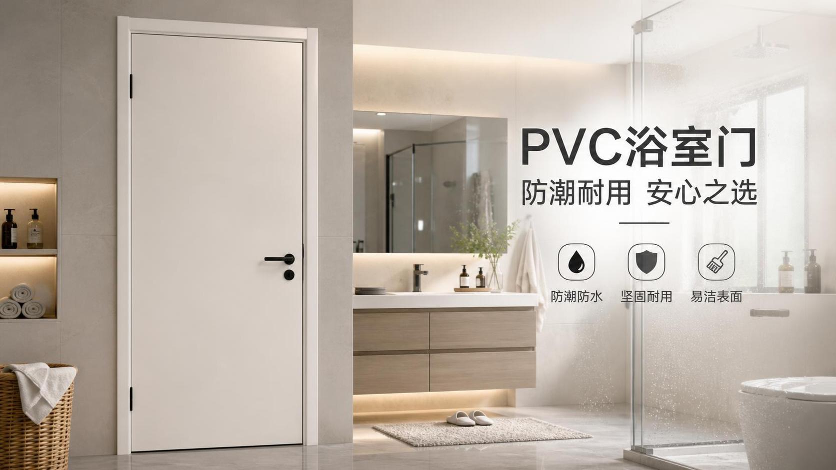 Are Affordable PVC Washroom Doors with Simple Interior Door Style Durable?
