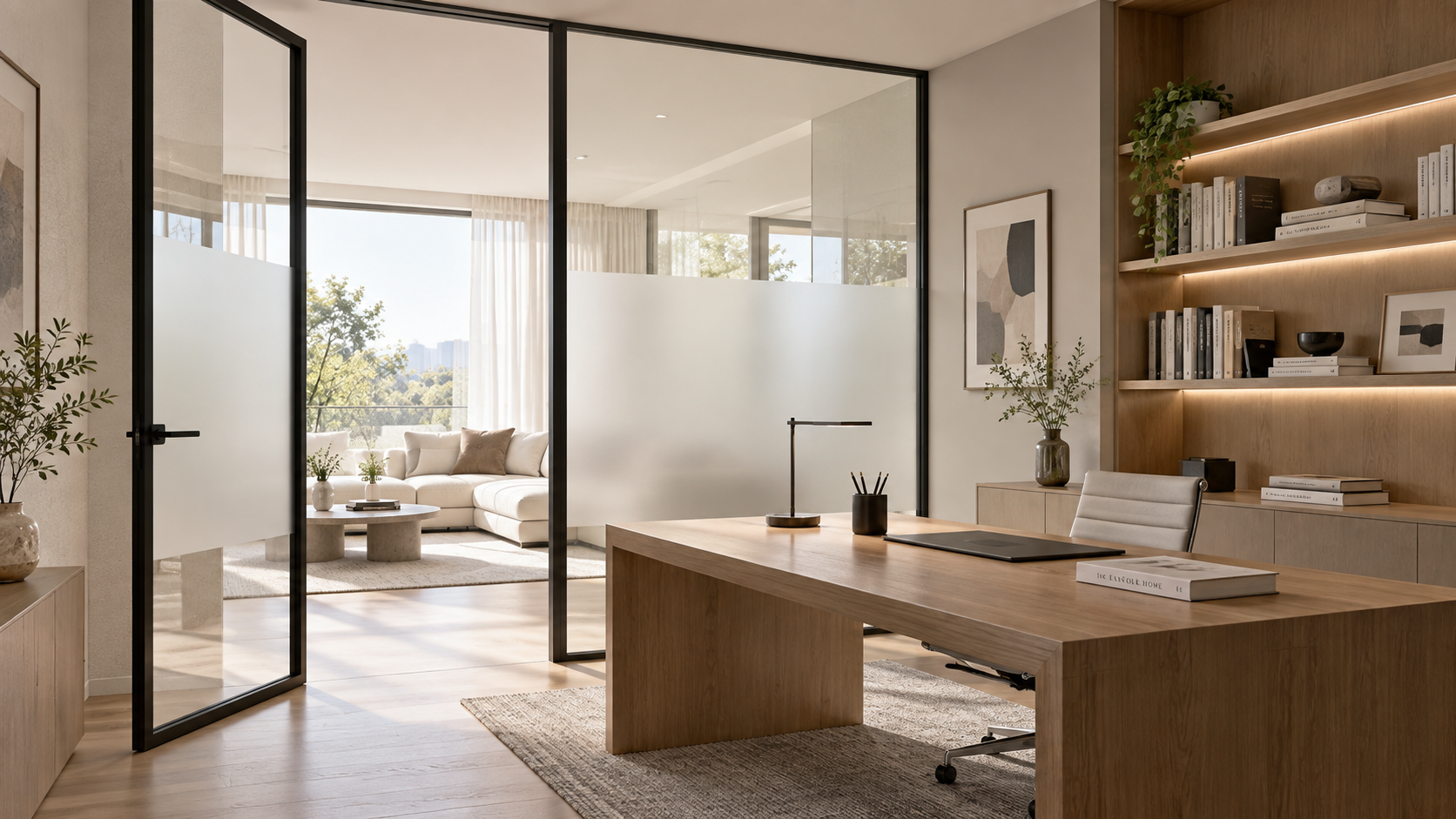 Where Interior Glass Doors Improve Daylight Without Sacrificing Room Privacy