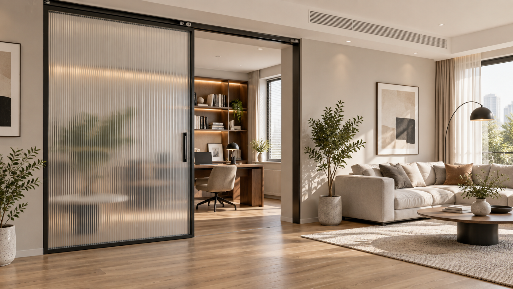 Minimalist Glass Doors: Selecting Glass Opacity and Hardware for Flexible Spaces