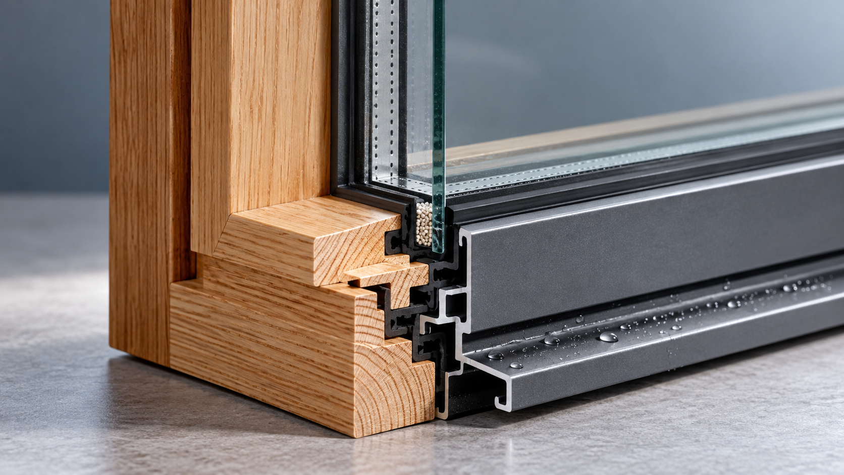How wood aluminum window and door systems manage condensation