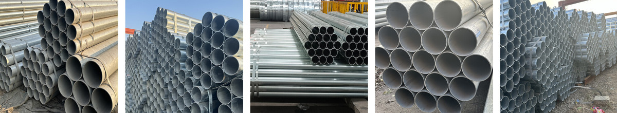 Galvanized pipe.jpg DN15 Galvanized Round pipe