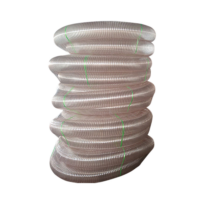 Flexible Suction Hose Polyester Reinforced PVC Water Hose High Tensile Strength