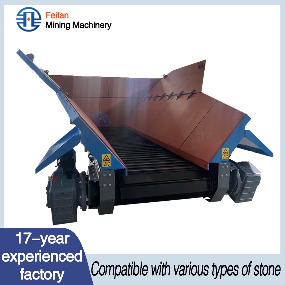 FEIFAN Large Tonnage Feeding TDG-10 Apron Feeder With Stable Chain Operation For Full Scale Mine And Large Capacity Crushing Lines Apron Feeder