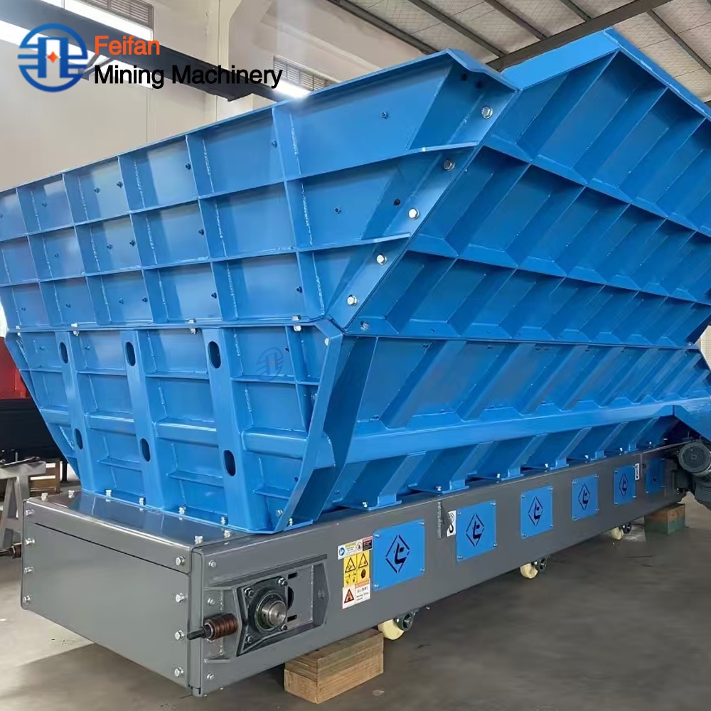 FEIFAN Large Tonnage Feeding TDG-10 Apron Feeder With Stable Chain Operation For Full Scale Mine And Large Capacity Crushing Lines Apron Feeder