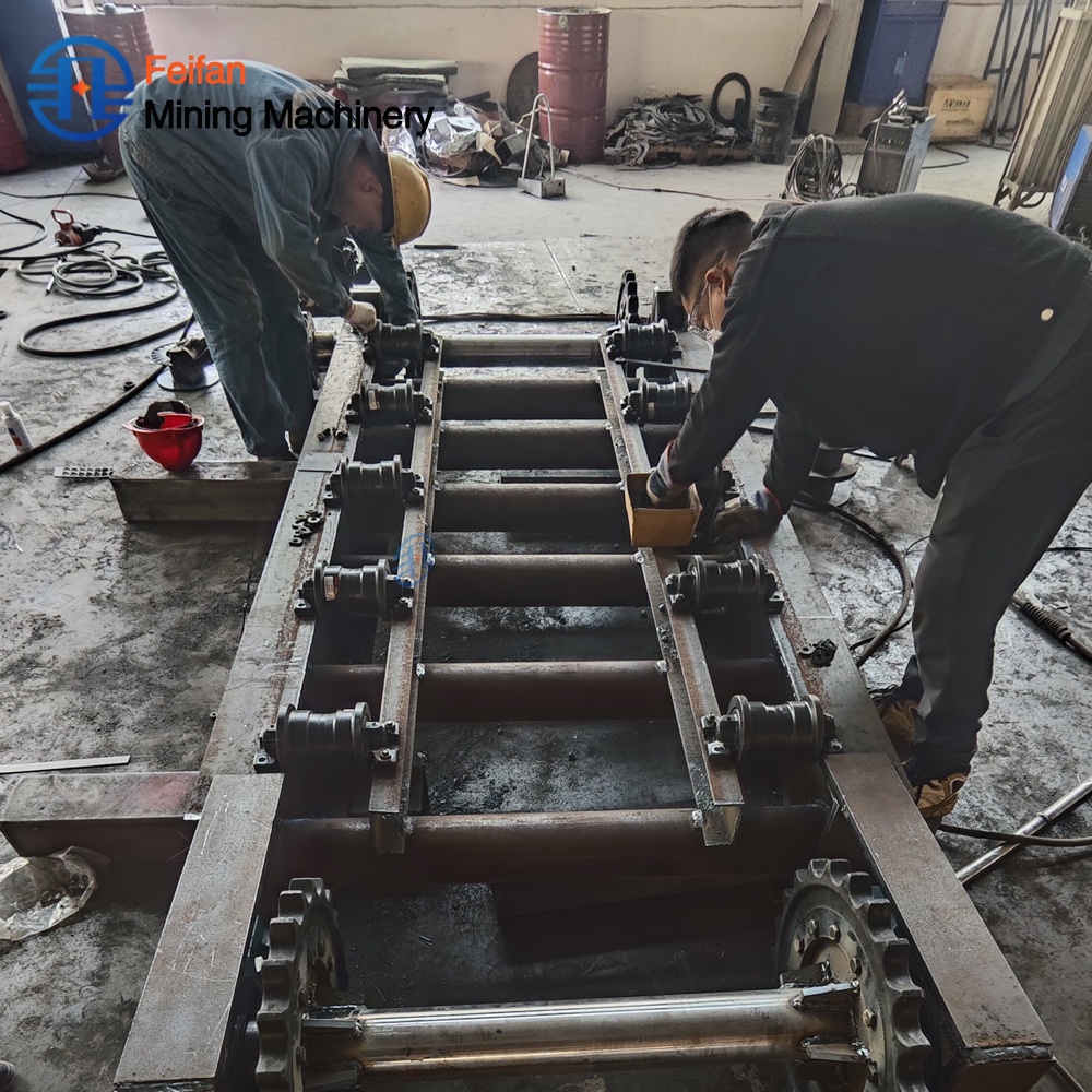 FEIFAN Large Tonnage Feeding TDG-10 Apron Feeder With Stable Chain Operation For Full Scale Mine And Large Capacity Crushing Lines Apron Feeder