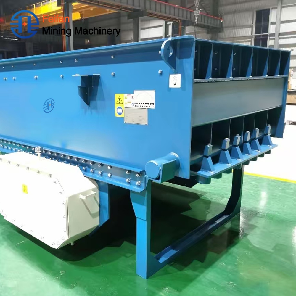 FEIFAN Dust Proof GZD-1200 Electric Vibrating Feeder With Stepless Speed Regulation For Feldspar Ore And Mine Waste Handling Electric Vibrating Feeder