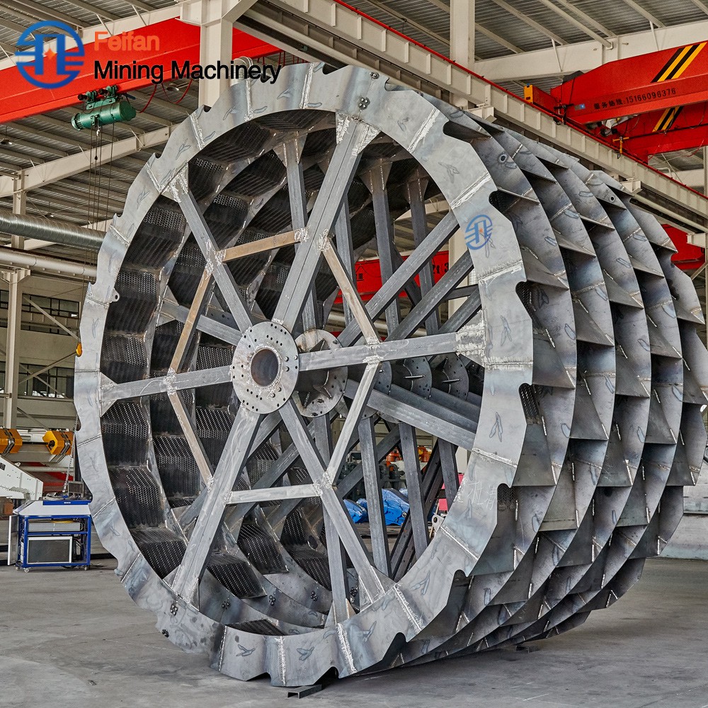 FEIFAN Compact Structure Wheel Sand Washing Device For Narrow Workshop Space Saving Wheel Sand Washer