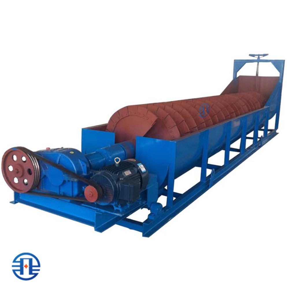 OEM Spiral Sand Washer for Mine Tailings Dewatering with Water Recycling Overflow Recovery and ISO9001 Certified Machine