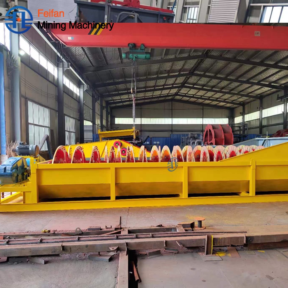 FEIFAN 2FG15 Double Spiral High Capacity Equipment for Building Aggregate Washing with Fine Sand Recovery Spiral Sand Washer