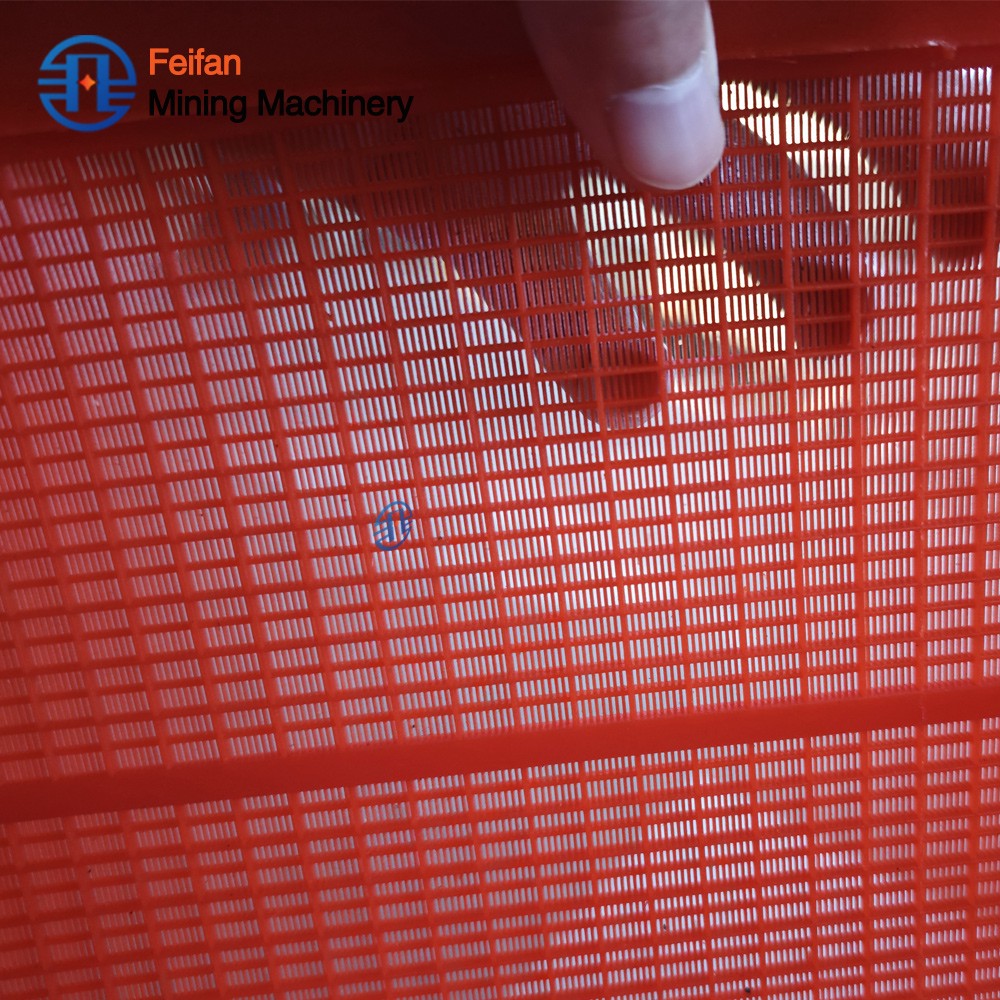 applied for fine particle separation in industrial wet ore grading lines High Frequency PU Screening Mesh Polyurethane
