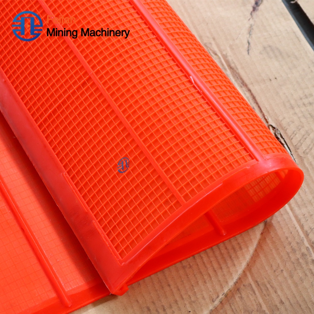 applied for fine particle separation in industrial wet ore grading lines High Frequency PU Screening Mesh Polyurethane