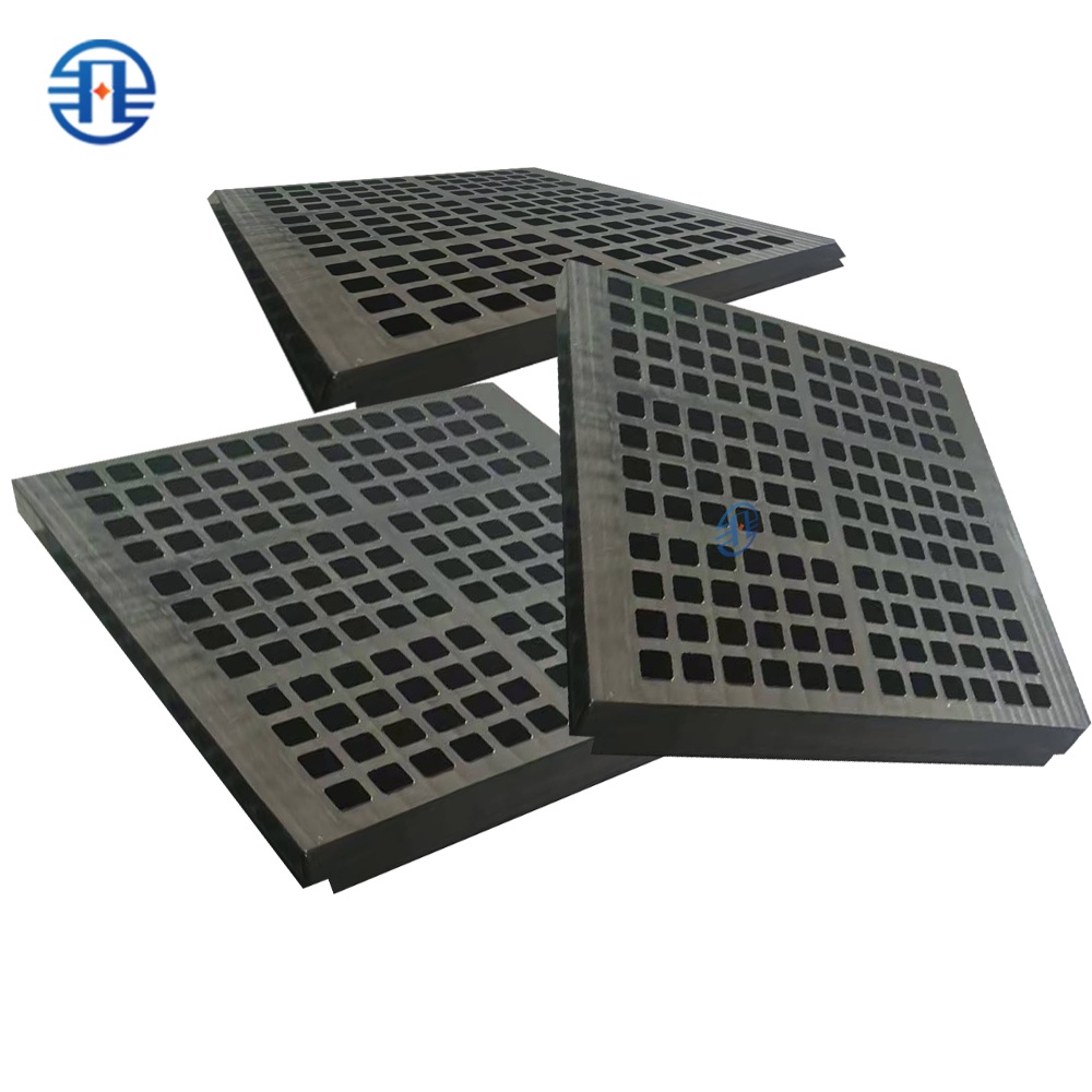 locking screen beams tightly using sturdy steel cord reinforced structure peripheral wrapping craft Rubber Screen Mesh