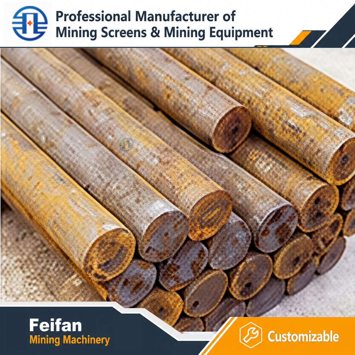 FEIFAN OEM Crusher Spare Parts Rotor Assembly Main Shaft Bearing Housing For Jaw Cone Impact Crusher Machine