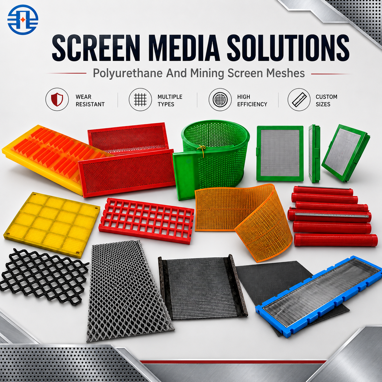 FEIFAN OEM Crusher Wire Mesh Screen for Stone Crusher Quarry Mining Rock Sand Aggregate Sieve mesh