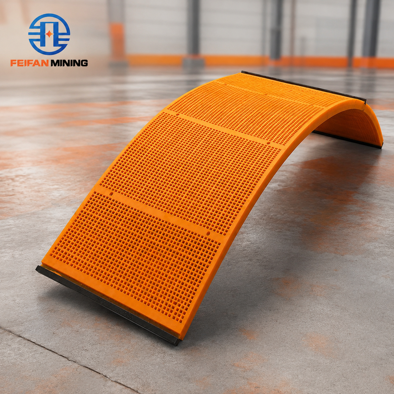 FEIFAN OEM Heavy Duty PU Panel for Crushed Stone Gravel Aggregate Plant Polyurethane Vibrating Screen Mesh