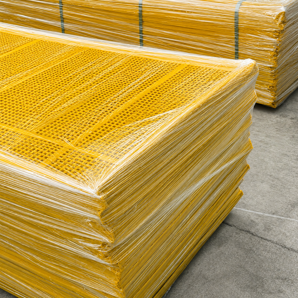 FEIFAN OEM Steel Reinforced Heavy Duty Media for Crushing Plant Polyurethane Screen Media