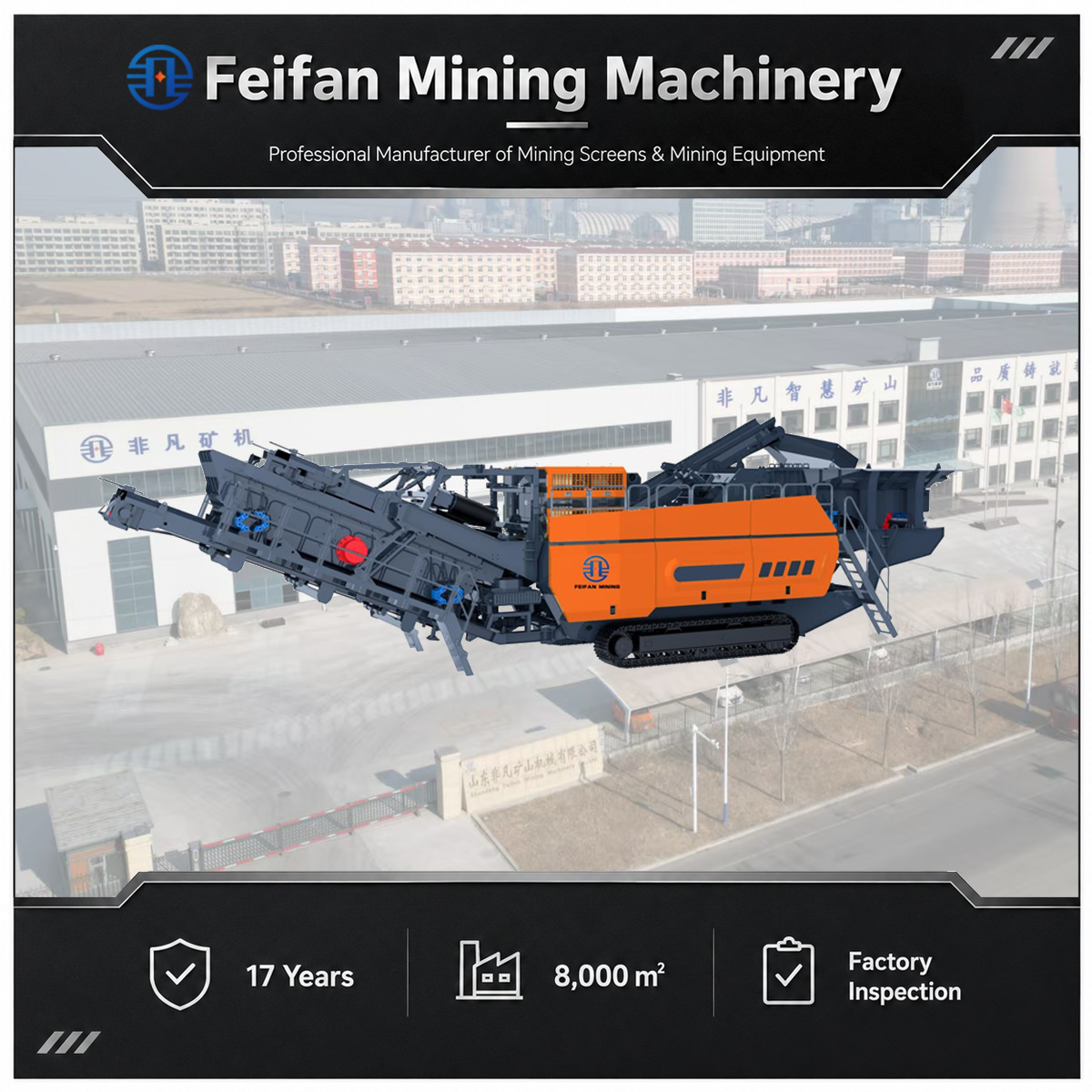 Complete Crawler Crusher With Feeder Conveyor And Screen For Quarry Mining Mobile Crushing And Screening Plant