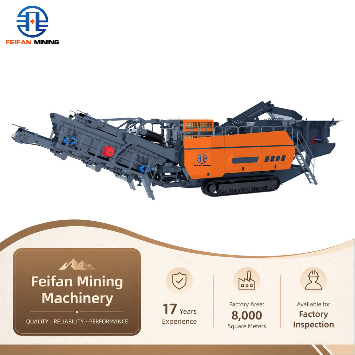 Customizable Wheel Mounted Crushing Machine For Construction Waste Concrete Recycling Mobile Crusher Plant