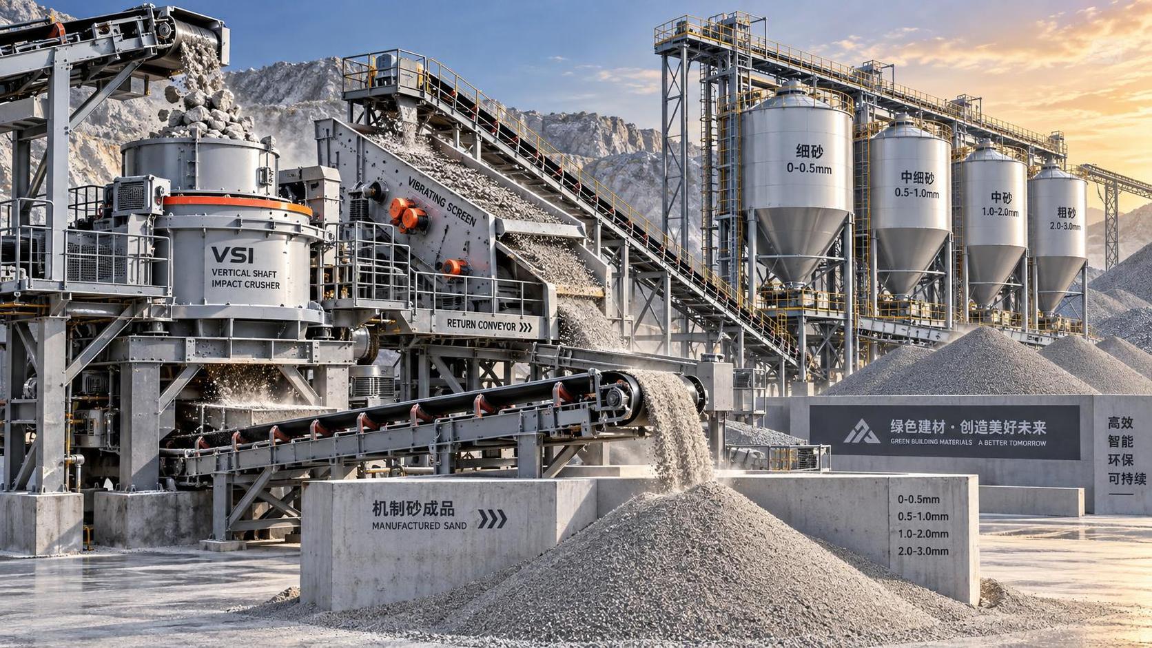 Selecting a Vertical Shaft Impact Crusher for Manufactured Sand Production