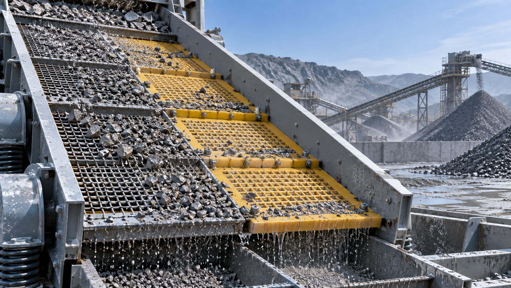 Choosing Mining Screen Mesh for Abrasive Ore, High Moisture, and Fine Cuts