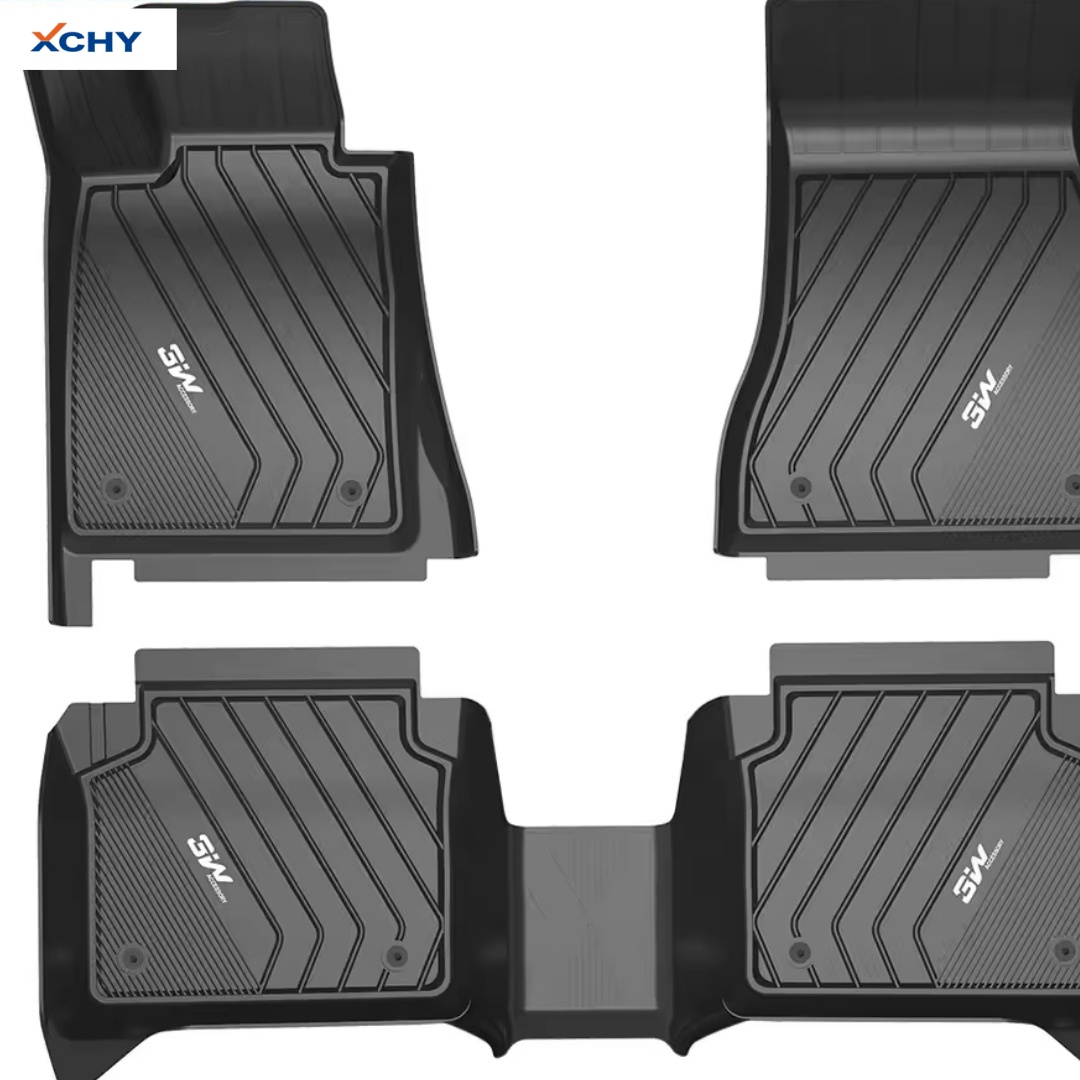 Alfombrillas de piso impermeables de TPE 3D de ajuste personalizado 3W para coche (4 piezas, 2.5mm de grosor) - Protege el interior del coche