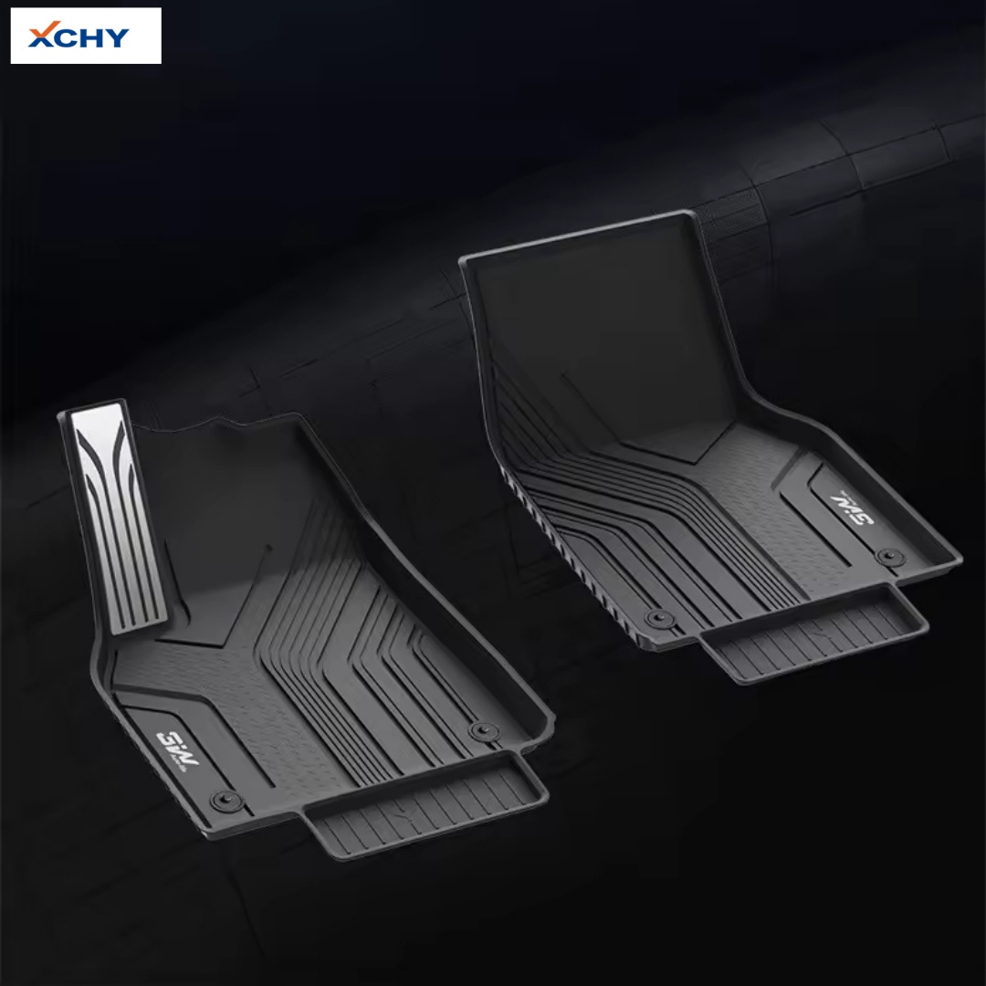 Alfombrillas de piso impermeables de TPE 3D de ajuste personalizado 3W para coche (4 piezas, 2.5mm de grosor) - Protege el interior del coche