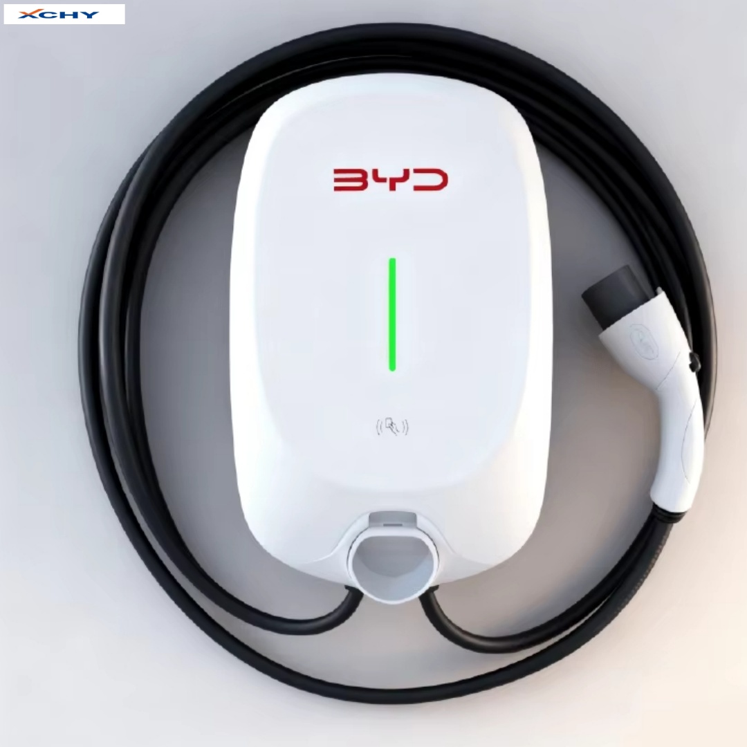 Cargador original para vehículo eléctrico BYD de 7KW, nuevo cargador doméstico para vehículo eléctrico, con accesorio lector de tarjetas con interfaz CCS.