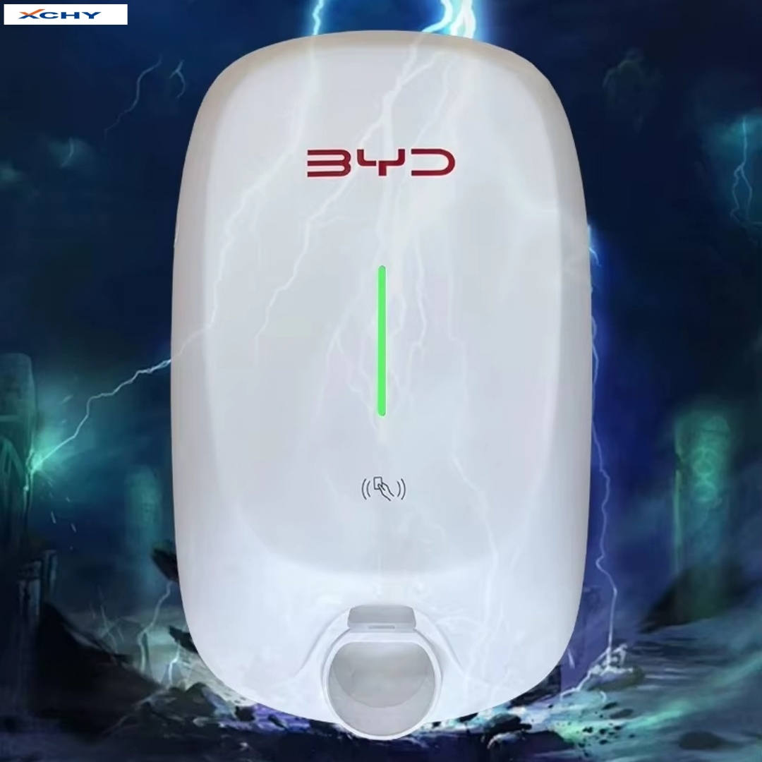 Cargador original para vehículo eléctrico BYD de 7KW, nuevo cargador doméstico para vehículo eléctrico, con accesorio lector de tarjetas con interfaz CCS.