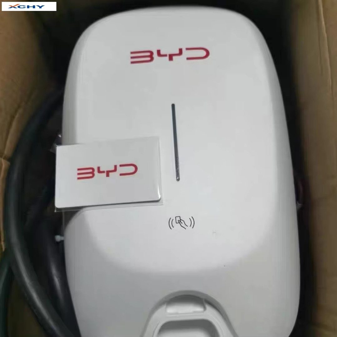 Cargador original para vehículo eléctrico BYD de 7KW, nuevo cargador doméstico para vehículo eléctrico, con accesorio lector de tarjetas con interfaz CCS.