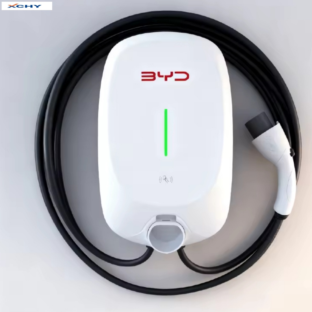 Cargador original para vehículo eléctrico BYD de 7KW, nuevo cargador doméstico para vehículo eléctrico, con accesorio lector de tarjetas con interfaz CCS.