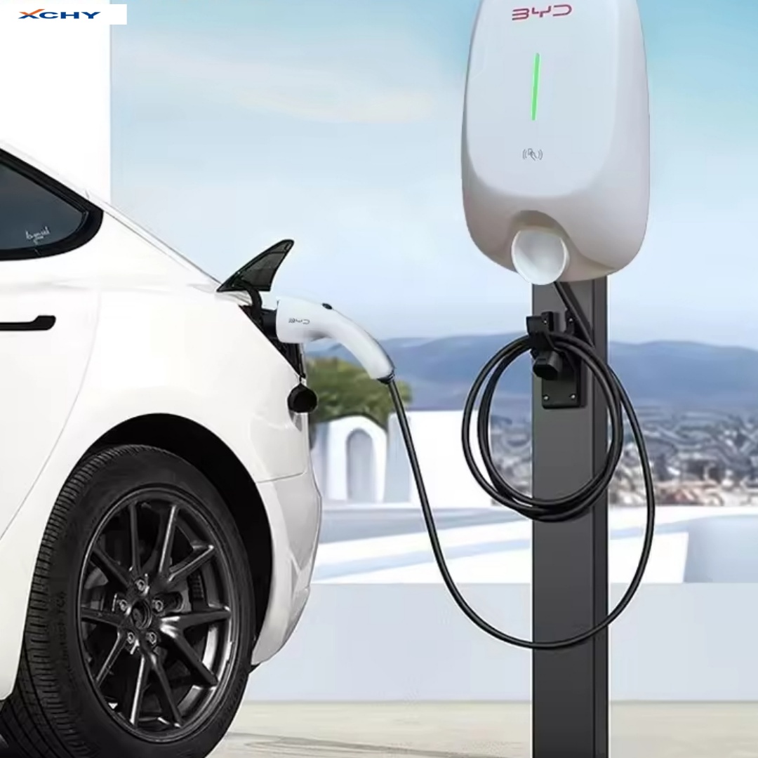 Cargador original para vehículo eléctrico BYD de 7KW, nuevo cargador doméstico para vehículo eléctrico, con accesorio lector de tarjetas con interfaz CCS.