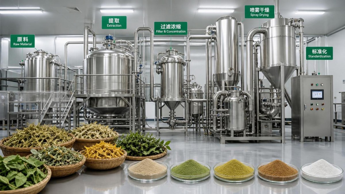 植物抽出物の製造:どの加工工程が一貫性に影響するのか? 植物抽出物の製造:どの加工工程が一貫性に影響するのか?