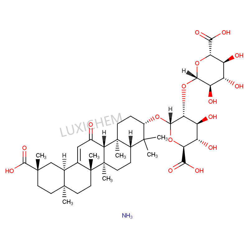 เกลือแอมโมเนียมของกรดไกลซีร์ริซิก Glycvrrhizic acid CAS#53956-04-0