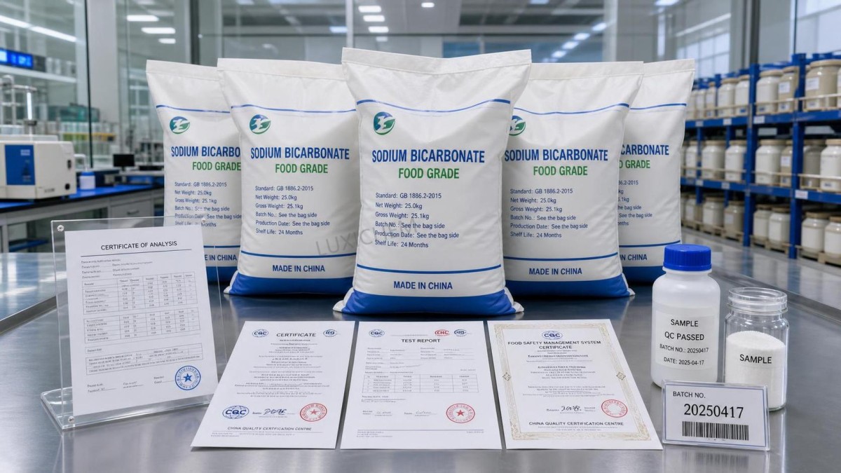 Comment vérifier les documents de sécurité alimentaire du bicarbonate de sodium de qualité alimentaire Comment vérifier les documents de sécurité alimentaire du bicarbonate de sodium de qualité alimentaire