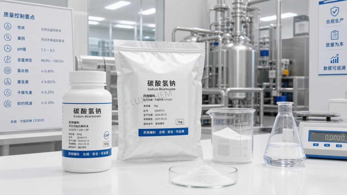 Welche Standards sind bei der Beschaffung von medizinischem Natriumbicarbonat am wichtigsten?