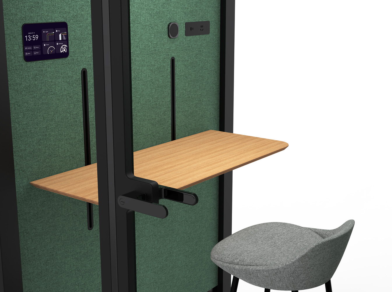 Cabine téléphonique de bureau TB-WH pour 1 à 2 personnes