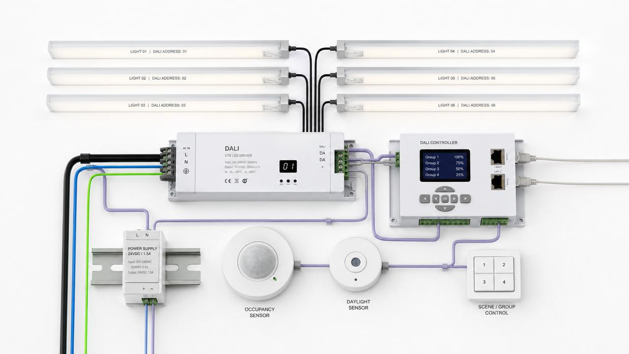 How DALI protocol simplifies lighting control upgrades