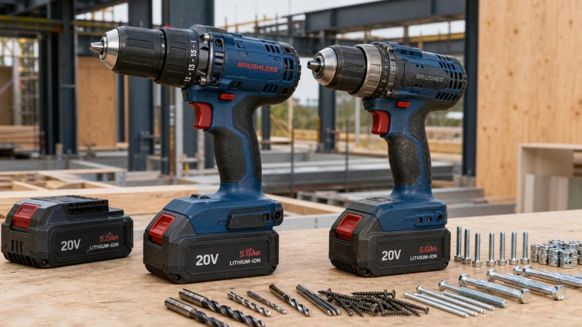 Brushless Drill vs Brushed: Which One Lasts Longer on Site? Brushless Drill vs Brushed: Which One Lasts Longer on Site?