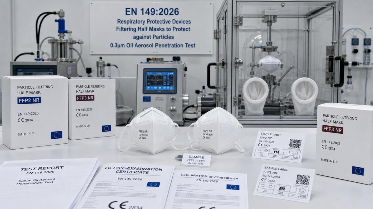 Revised EN 149:2026 Adds New Test for EU Respirator Exports Revised EN 149:2026 Adds New Test for EU Respirator Exports