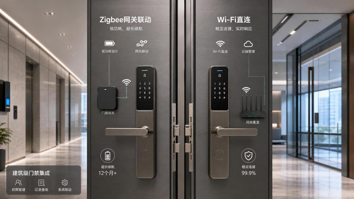 Zigbee vs Wi-Fi for Smart Door Locks: What Matters Most Zigbee vs Wi-Fi for Smart Door Locks: What Matters Most