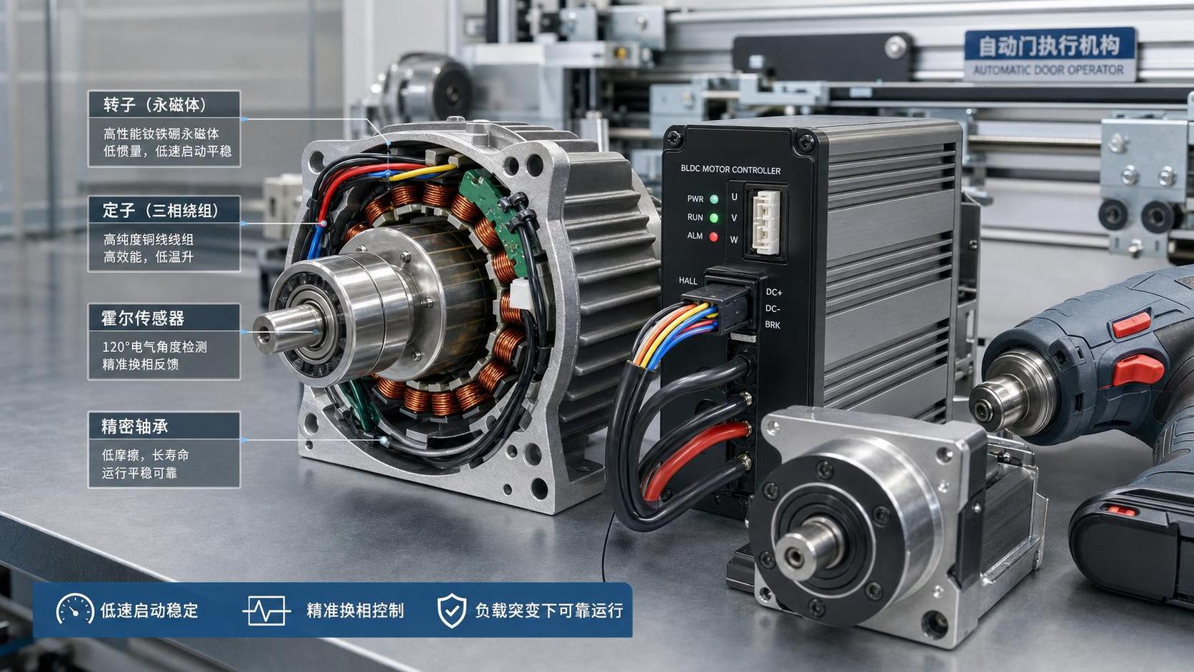 Sensored BLDC Motor Technology: When Position Feedback Improves Control