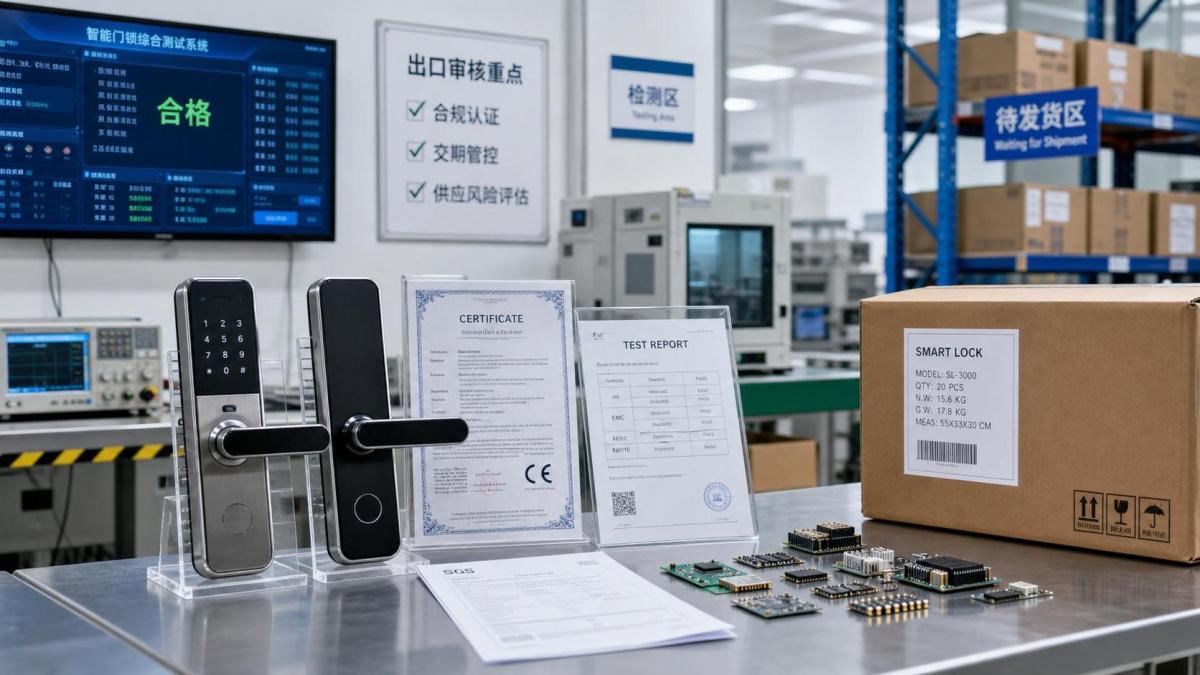 Smart Lock Exporter Checklist: Certifications, Lead Times, and Risks