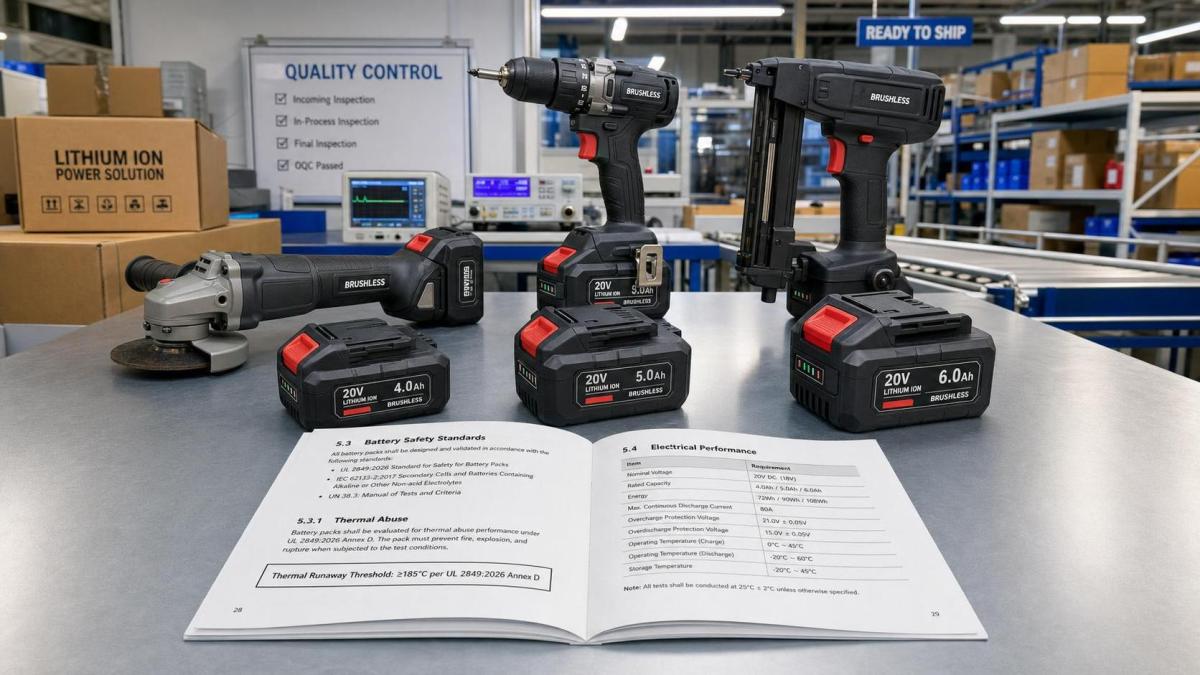 CPSC Sets New Battery Label Rule for Brushless Li-ion Tools