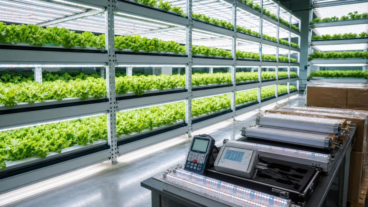 How to Compare Vertical Farming Lighting Exporters by Yield, PPE, and Compliance