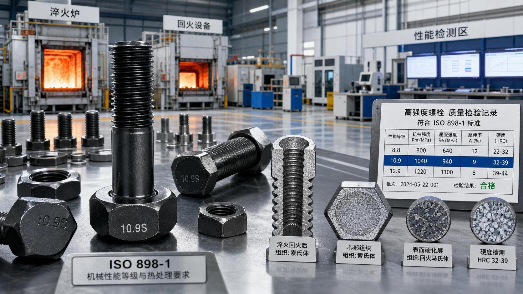 Heat Treatment ISO 898: How It Affects Bolt Strength